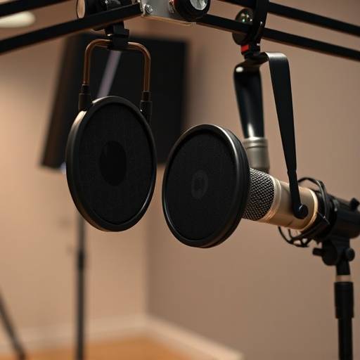 Attrezzatura professionale per la registrazione di podcast